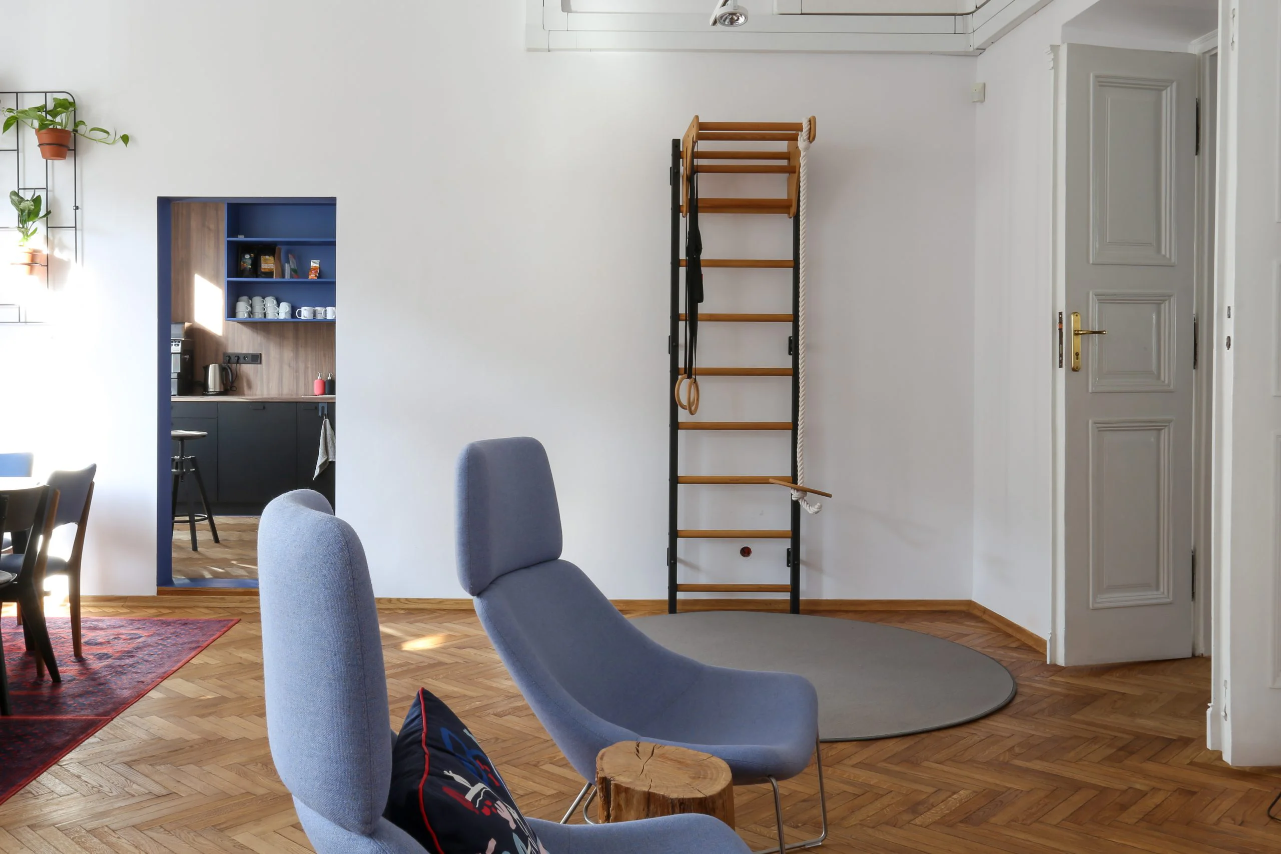 Wall bars BenchK 711B with accessories