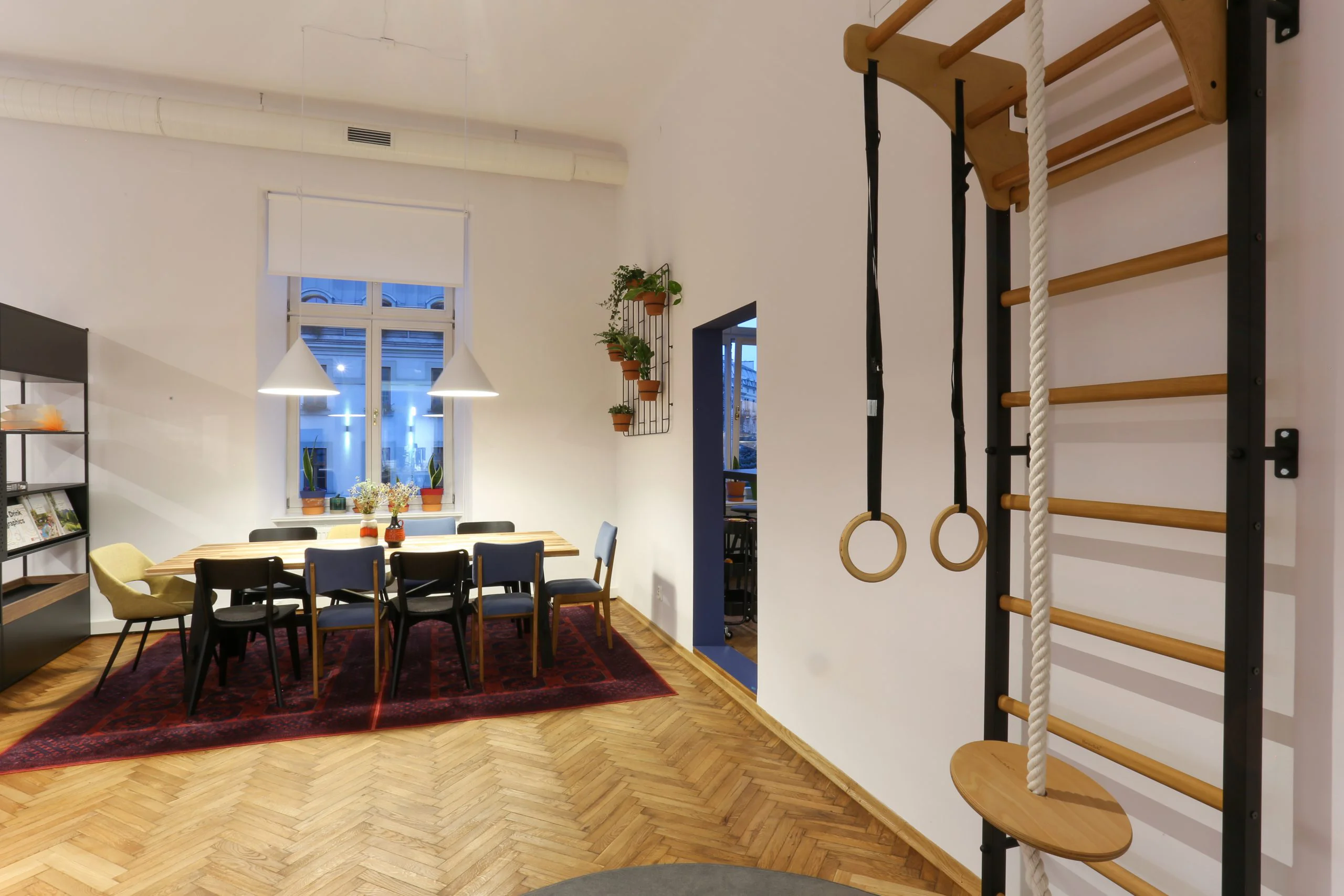 Wall bars BenchK 711B with accessories