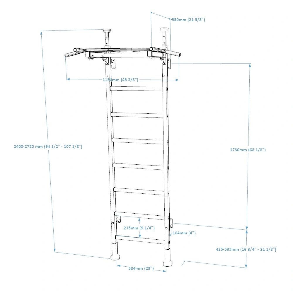 BenchK 521W Wallbars
